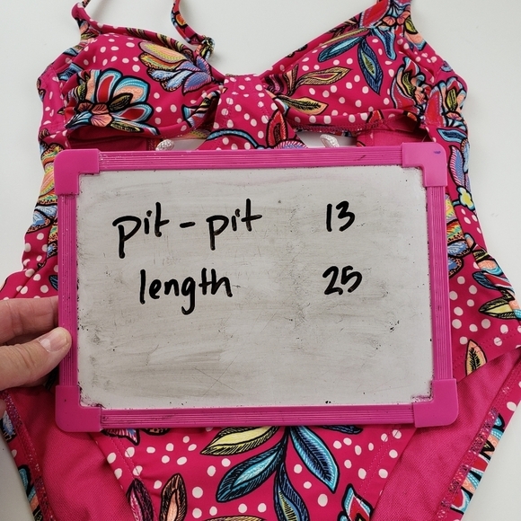 Tabitha Brown x Target Pink Floral Cutout One Piece Swimsuit size XS NEW - Picture 11 of 11